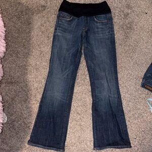 Citizens Of Humanity Dark Blue Flare Jeans